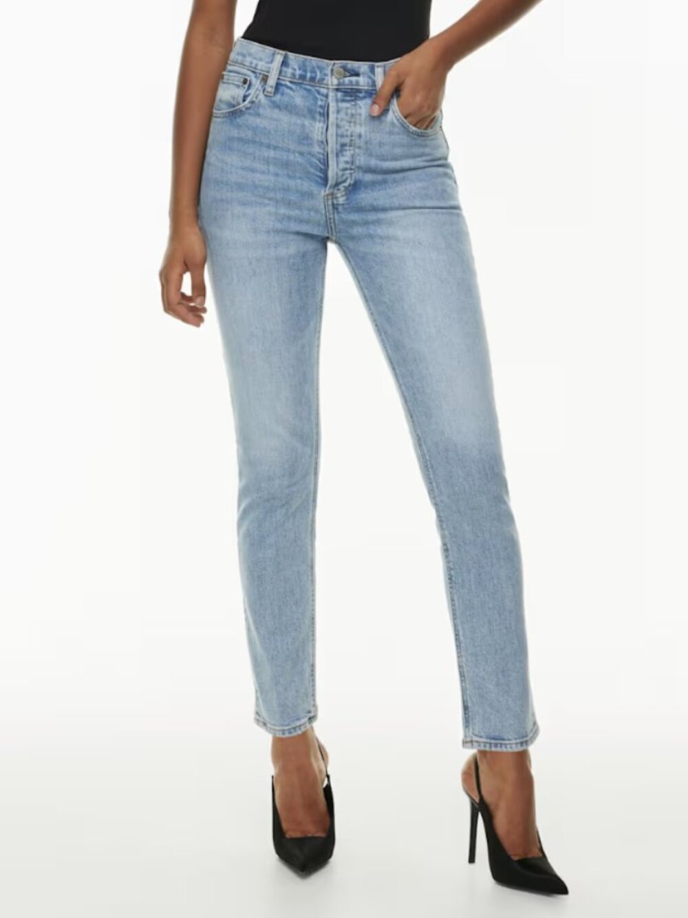 Aritzia Denim Forum Yoko High Rise Slim Jeans | Size 24